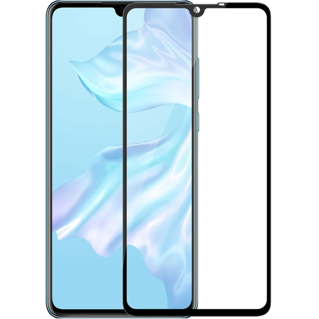 Захисне скло Full Glue Black для Huawei P30