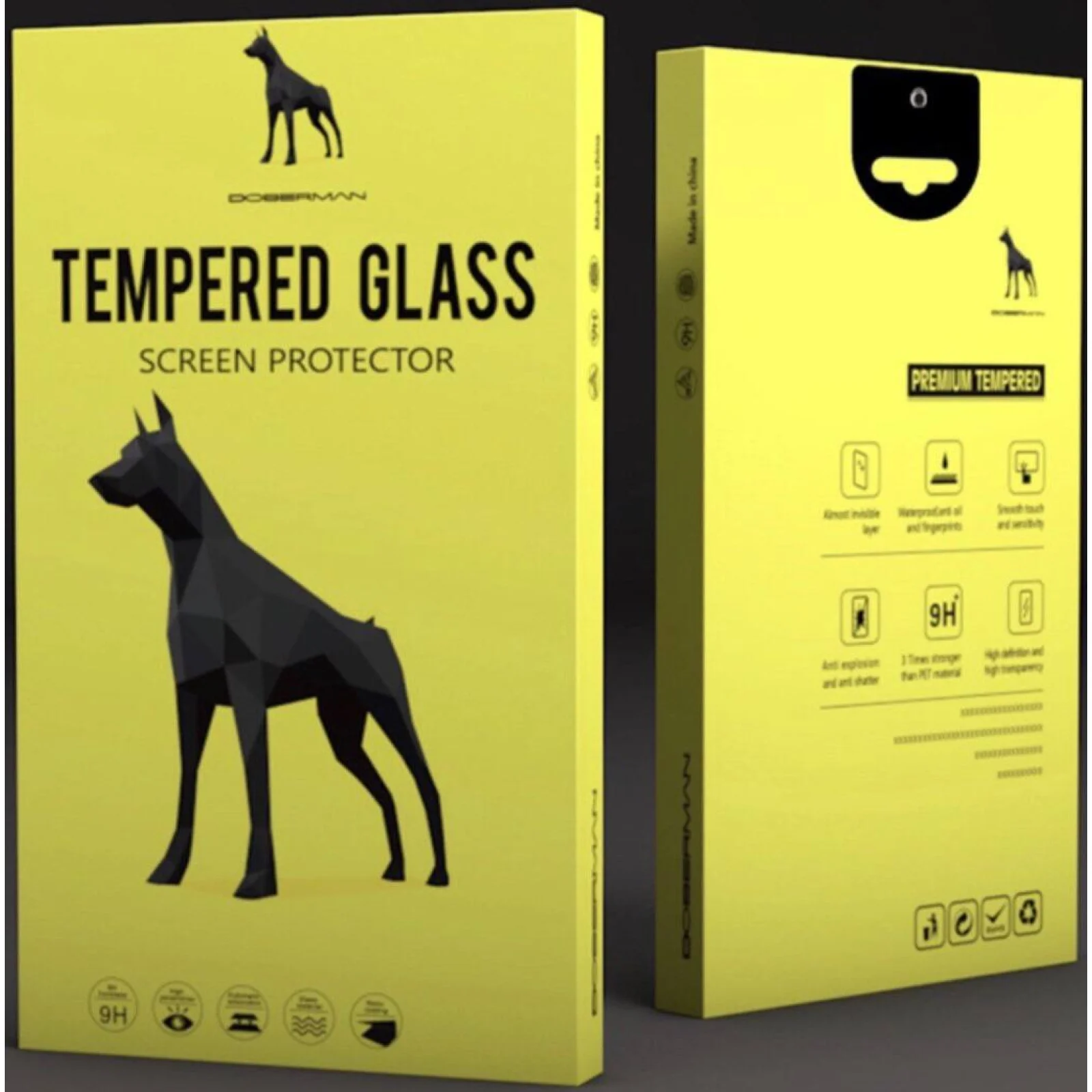 Защитное стекло Doberman Tempered Glass 9H Black для iPhone 12 Mini