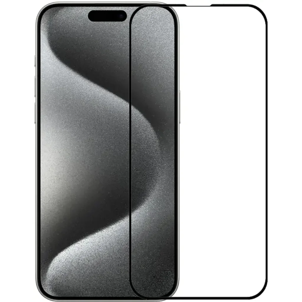 Захисне скло Full Glue 5D Black для iPhone 15 Pro Max