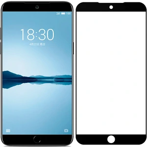 Захисне скло Full Screen Black для Meizu 15 Plus