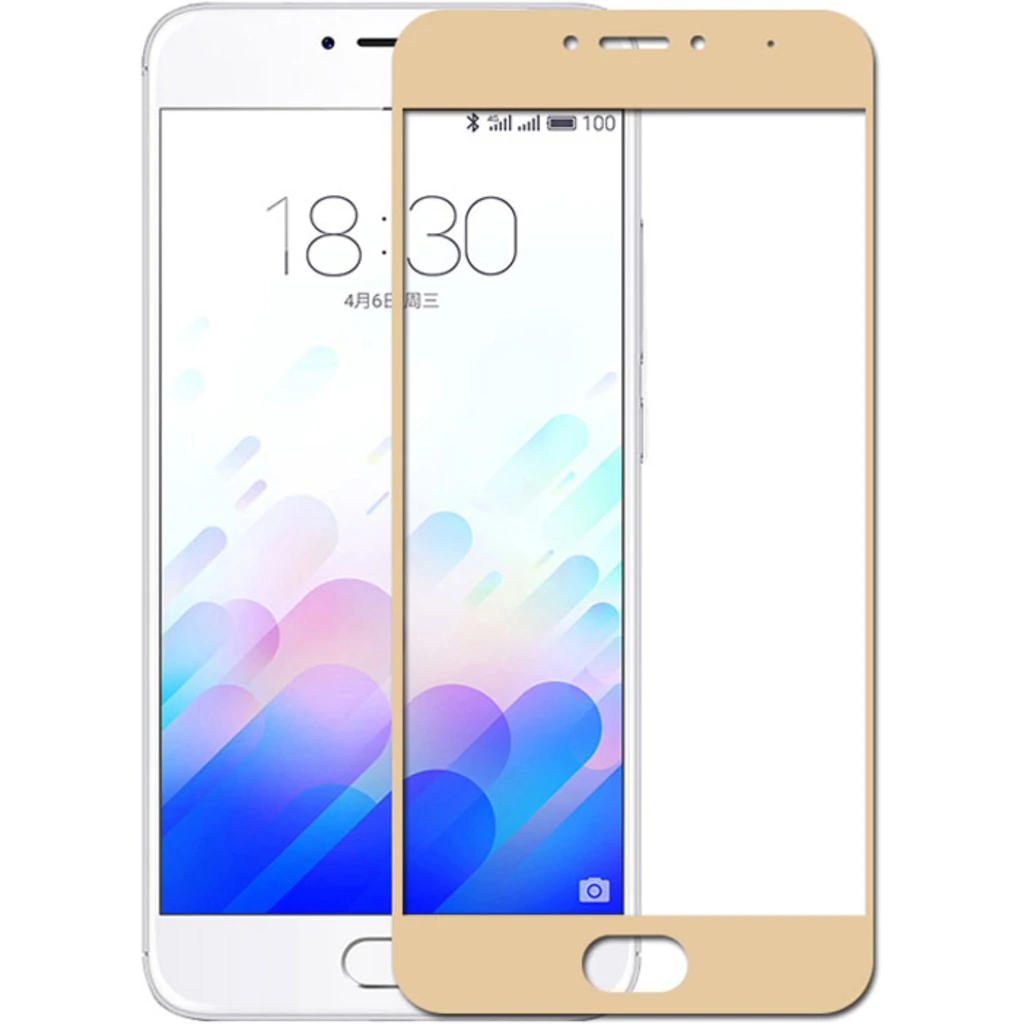 Защитное стекло Full Screen Gold для Meizu M3 Note