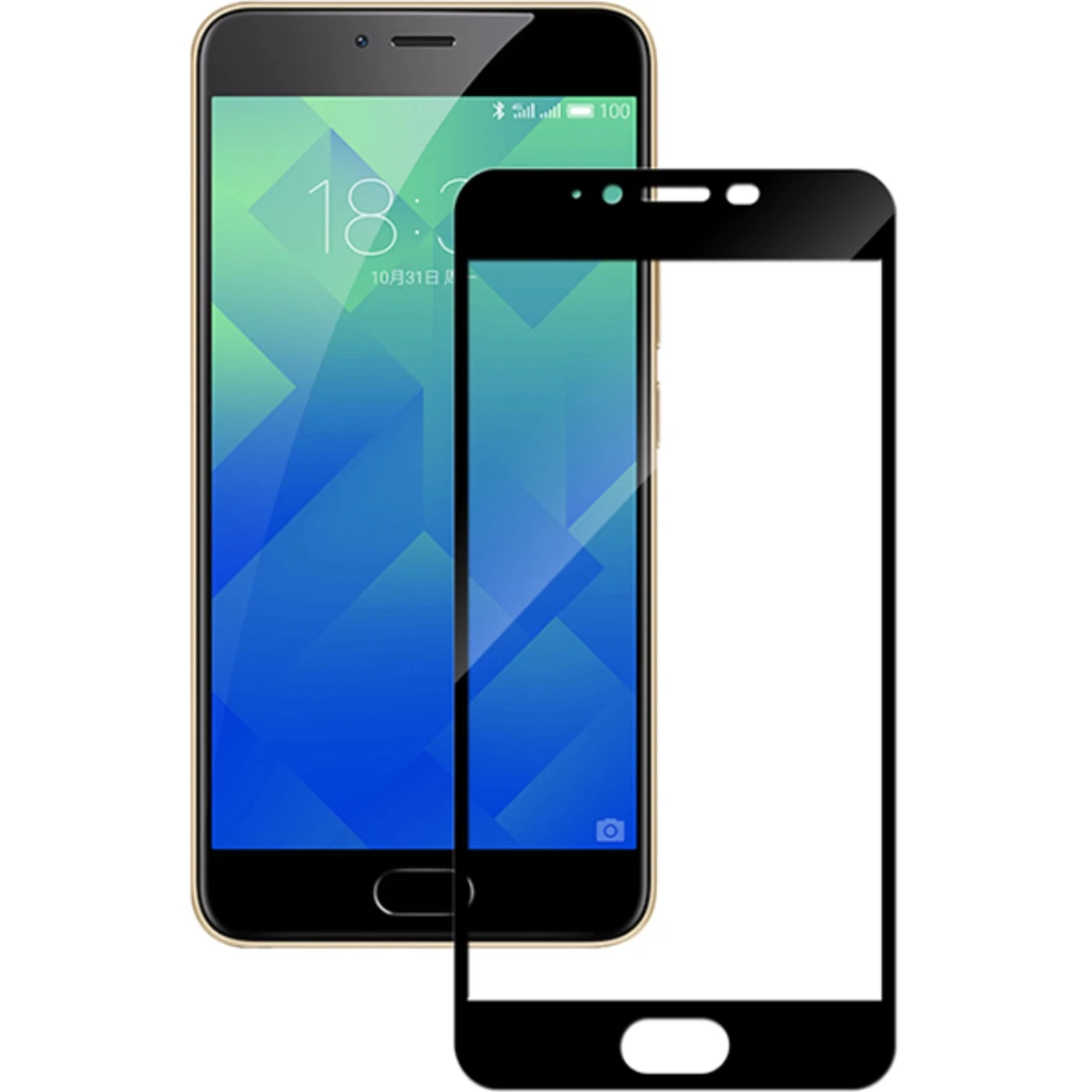 Захисне скло Full Screen Black для Meizu M5 Note