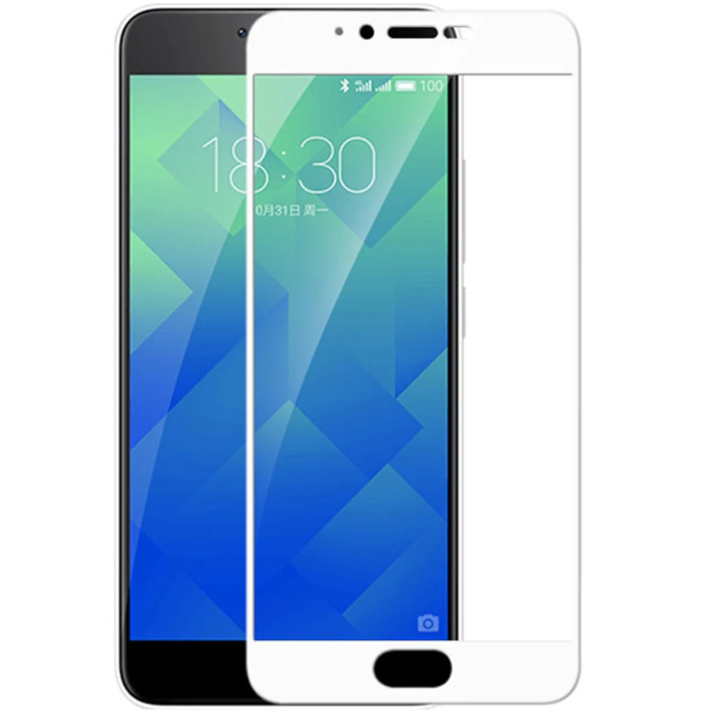 Захисне скло Full Screen White для Meizu M5