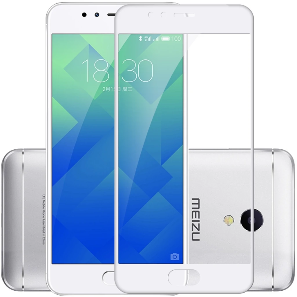 Защитное стекло Mocolo Full Cover (2.5D) 0.33 mm White для Meizu M5s (ML1212)