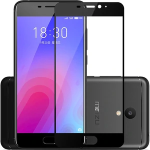 Колір: Чорний - Захисне скло Full Screen Black для Meizu M6