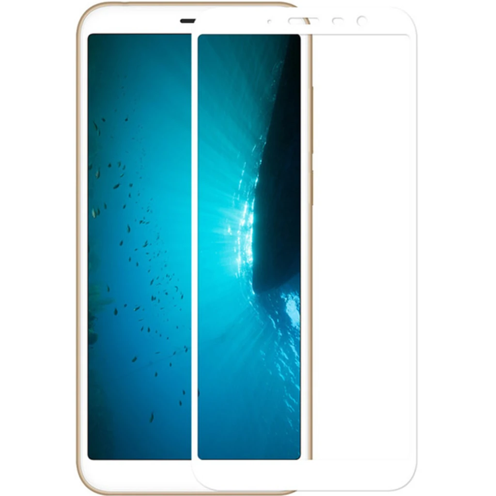 Захисне скло Full Screen White для Meizu M6t