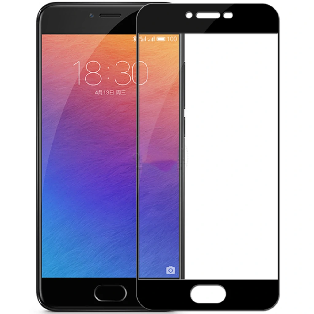 Захисне скло Full Screen Black для Meizu Pro 6