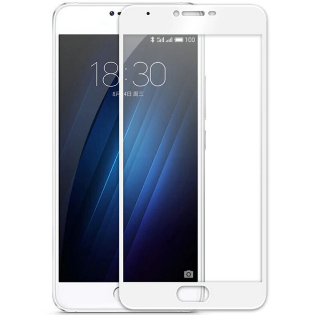 Захисне скло Mocolo Full Cover (2.5D) 0.33 mm White для Meizu U20 (ML929)