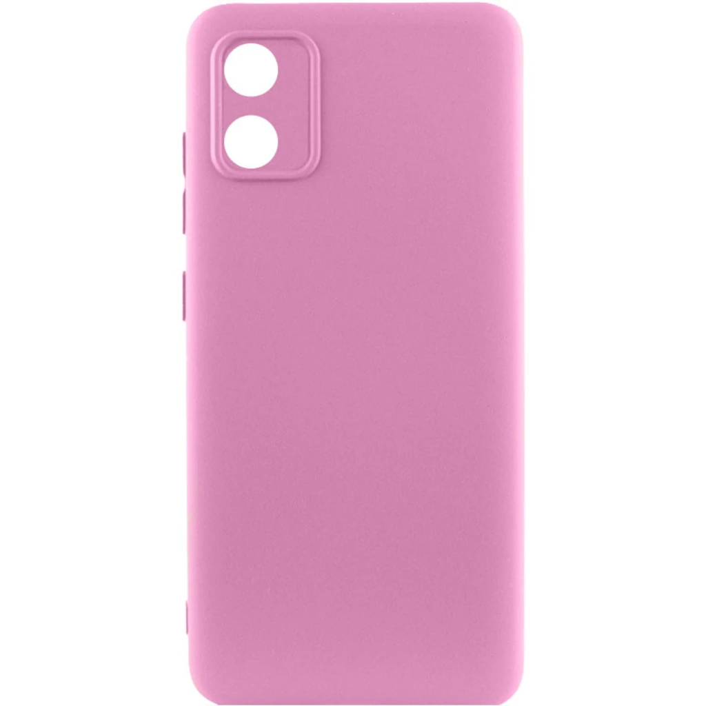 Чехол Silicone Cover Lakshmi Full Camera для Motorola Moto E13 Pink