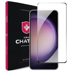 Защитное стекло +NEU Chatel Ultra Clear Anti-Reflective HD Glass для Samsung Galaxy S24, Samsung Galaxy S25 Front Black