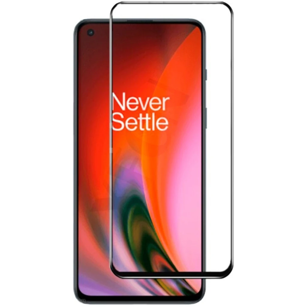 Захисне скло Full Glue 5D Black для OnePlus Nord 2, Oppo Reno5 Lite