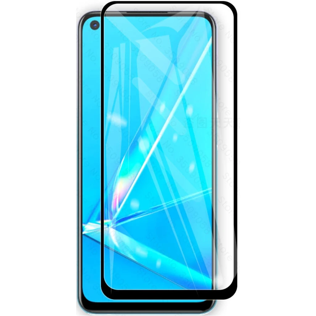 Защитное стекло Full Glue Black для OPPO A52, OPPO A72, OPPO A92
