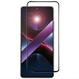 Захисне скло Full Glue 5D Black для Poco X7 Pro