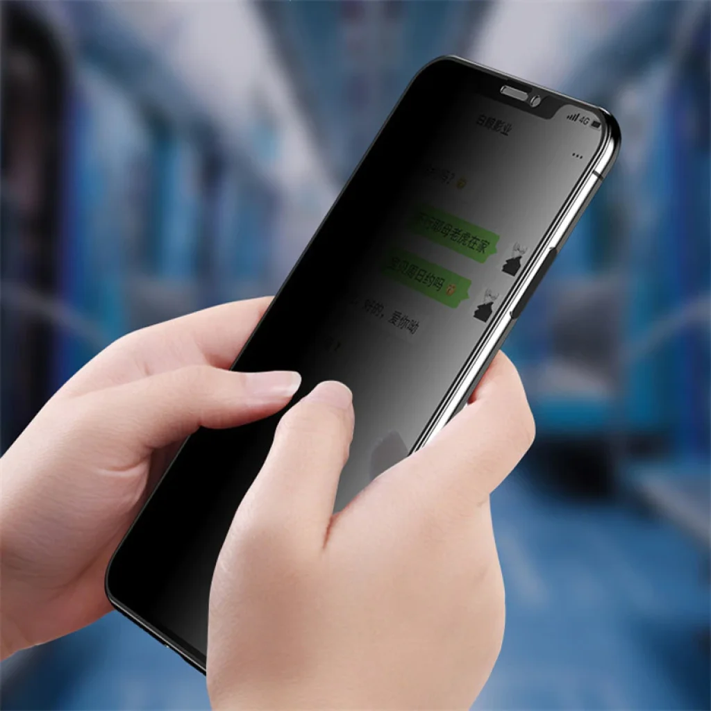 Защитное стекло Privacy 5D Anti-Static для Apple iPhone 15 Pro