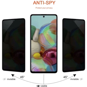 Захисне скло Privacy 5D Full Glue Black для Samsung Galaxy A71 SM-A715, Galaxy Note 10 Lite SM-N770, Galaxy M51 SM-M515