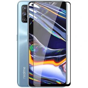 Захисне скло 5D Full Glue Black для Realme 7 Pro