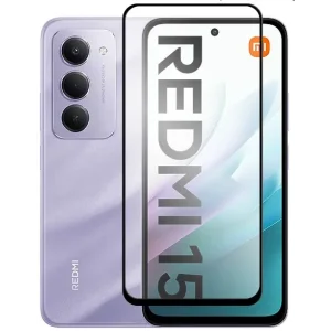 Захисне скло Full Glue 5D Black для Xiaomi Redmi 15 4G, Xiaomi Redmi 15 5G