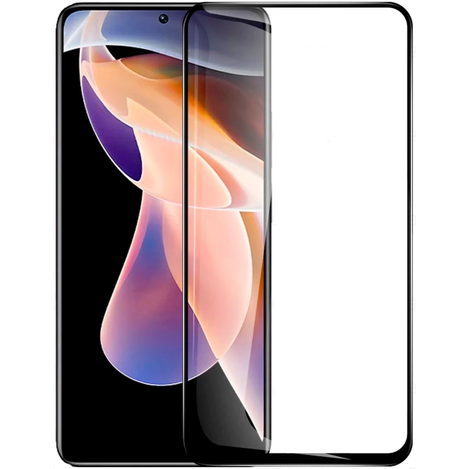 Захисне скло 3D Full Glue Black для Xiaomi Redmi Note 11 Pro (China), Xiaomi Redmi Note 11 Pro Plus, Xiaomi 11i, Xiaomi 11i HyperCharge