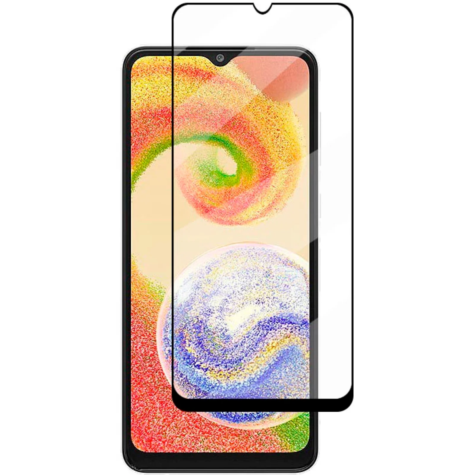 Захисне скло Full Glue Black для Samsung Galaxy A04 SM-A045, Samsung Galaxy A04s SM-A047, Samsung Galaxy A04e SM-A042