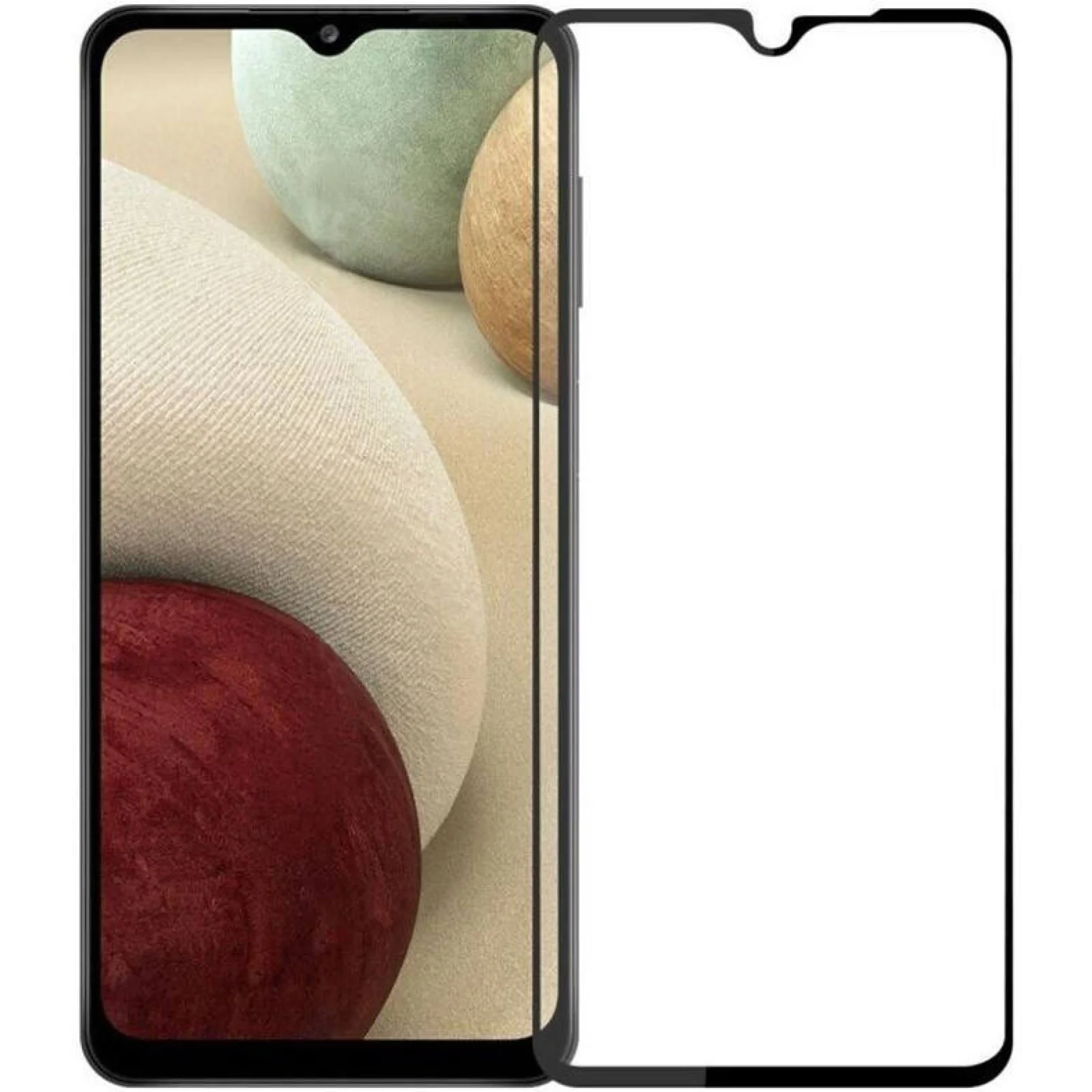 Защитное стекло Full Glue Black для Samsung Galaxy A12 (SM-A125), Samsung Galaxy A32 5G (SM-A326)