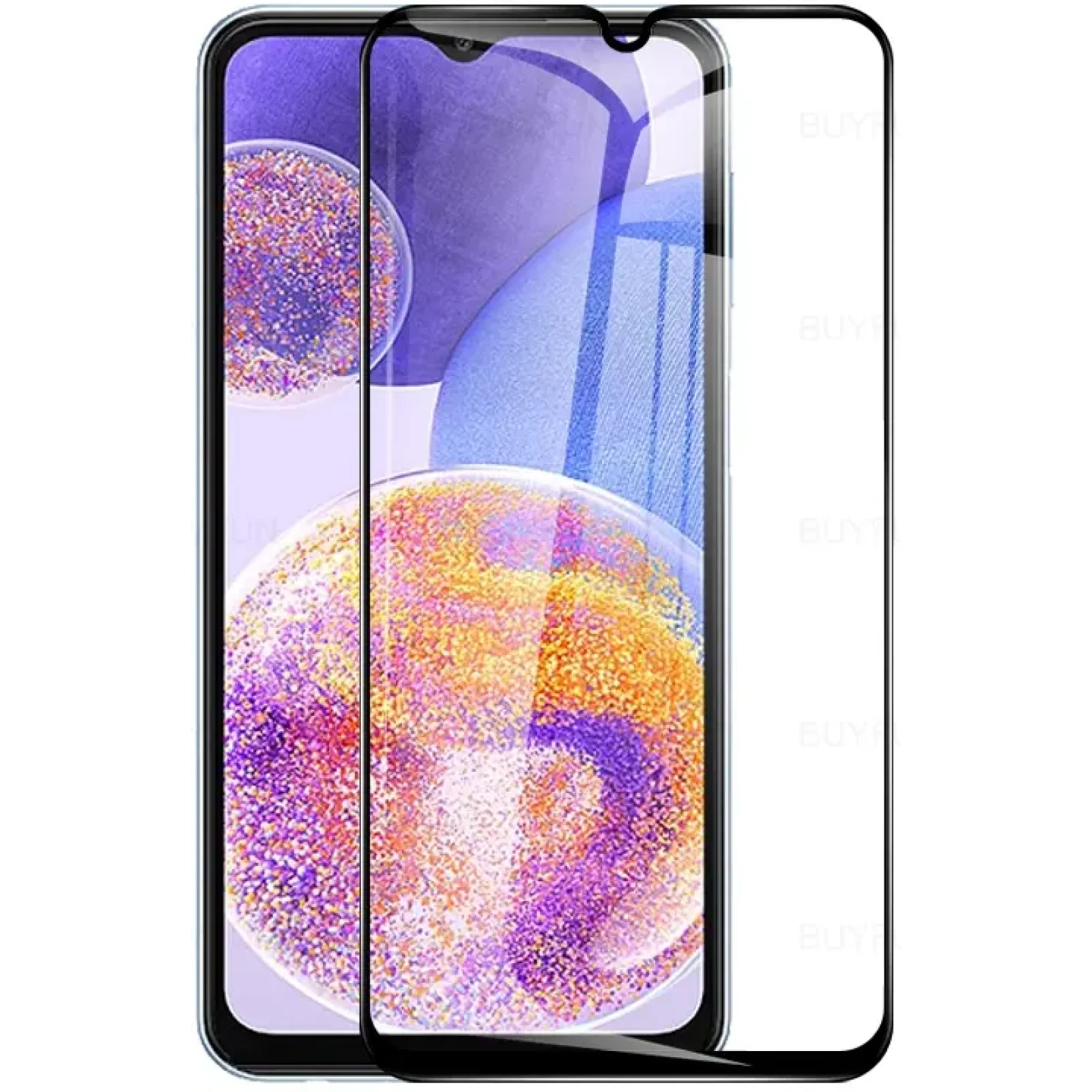 Захисне скло Full Glue Black для Samsung Galaxy A23 SM-A235