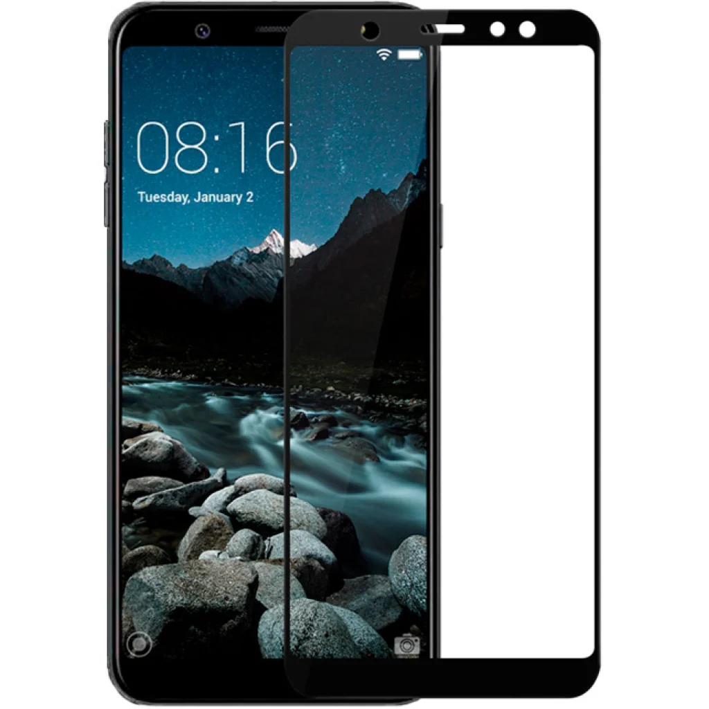 Захисне скло Optima 3D Full Screen Black для Samsung Galaxy A6 + 2018 (SM-A605)