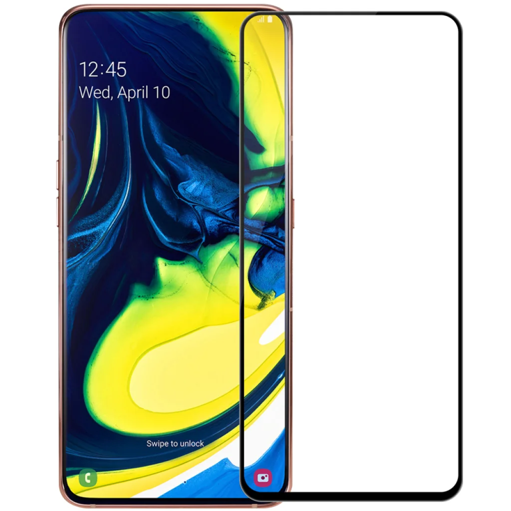 Защитное стекло Full Glue Black для Samsung Galaxy A80 (SM-A805)