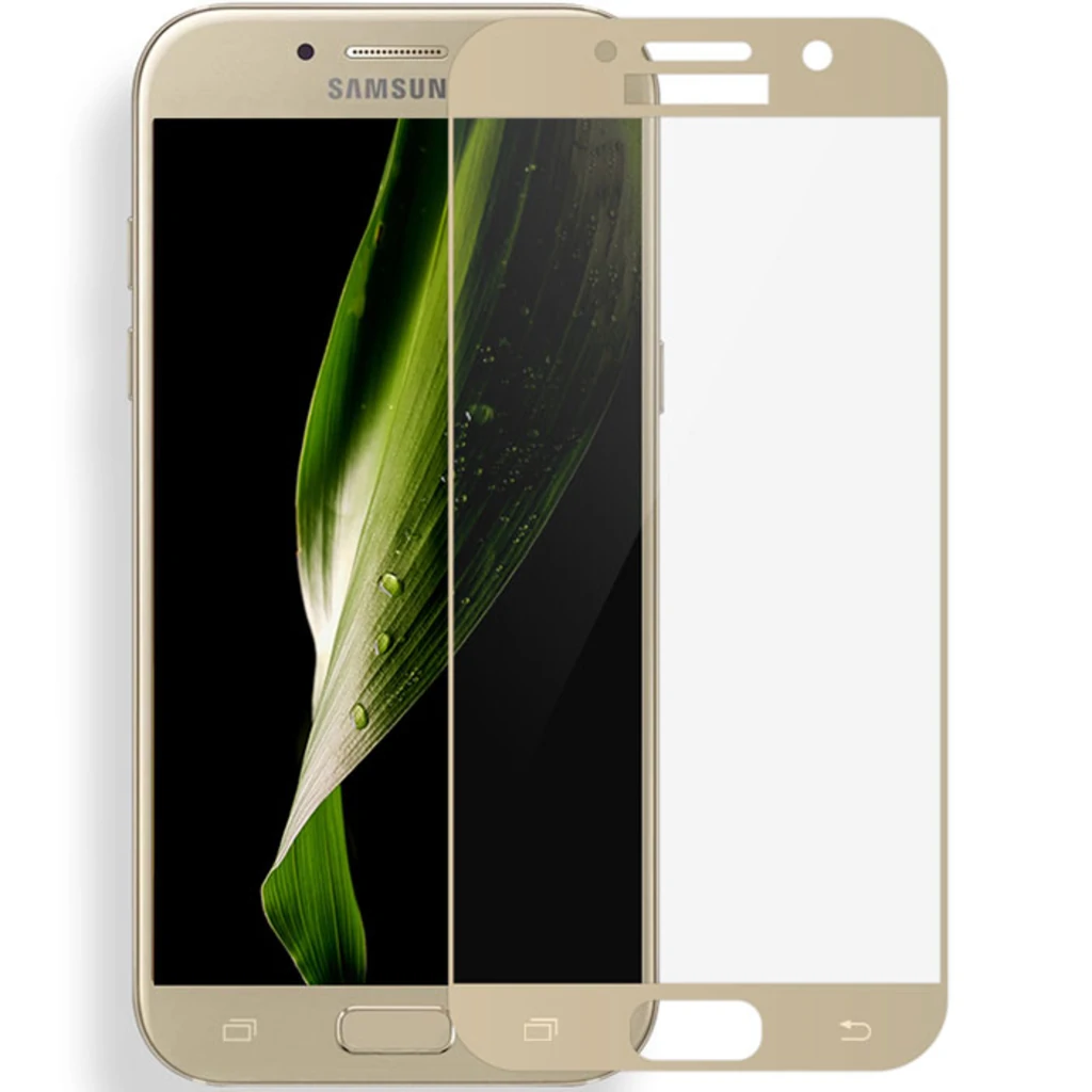 Защитное стекло Full Screen Gold для Samsung A7 Galaxy A720 (2017)