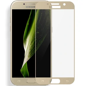 Колір: Золотий - Захисне скло Full Screen Gold для Samsung A7 Galaxy A720 (2017)