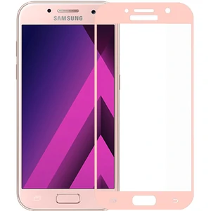 Защитное стекло Mocolo Full Cover (2.5D) 0.33 mm Pink для Samsung A320 Galaxy A3 (2017) (SX1517)