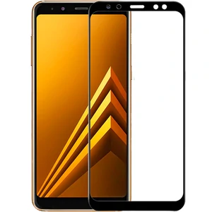 Захисне скло Full Screen Black для Samsung Galaxy A8 Plus 2018 (SM-A730)