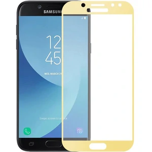 Цвет: Золотой - Защитное стекло Full Screen Gold для Samsung Galaxy J7 2017 (SM-J730)