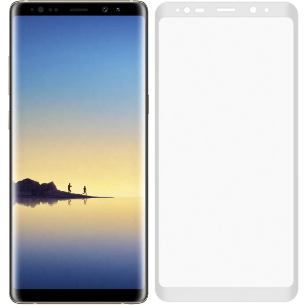 Защитное стекло Mocolo 3D Full Cover 0.33 White для Samsung N950 Galaxy Note 8