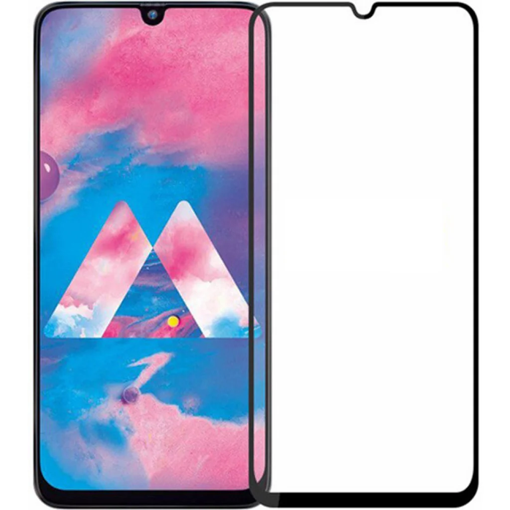 Защитное стекло Full Glue Black для Samsung Galaxy M30 (SM-M305)