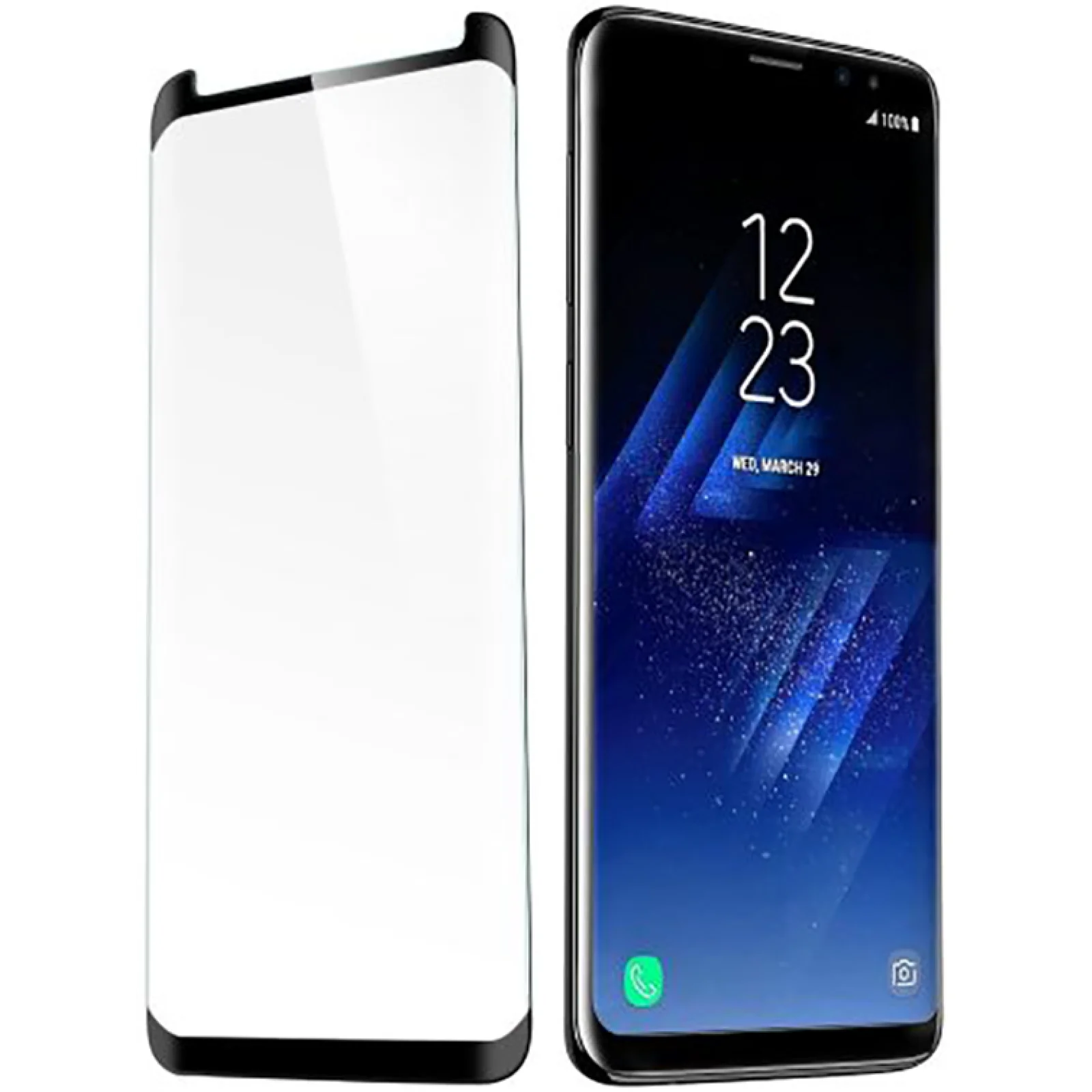 Захисне скло Zifriend Full Glue 3D Easy App Black для Samsung G965 Galaxy S9 Plus