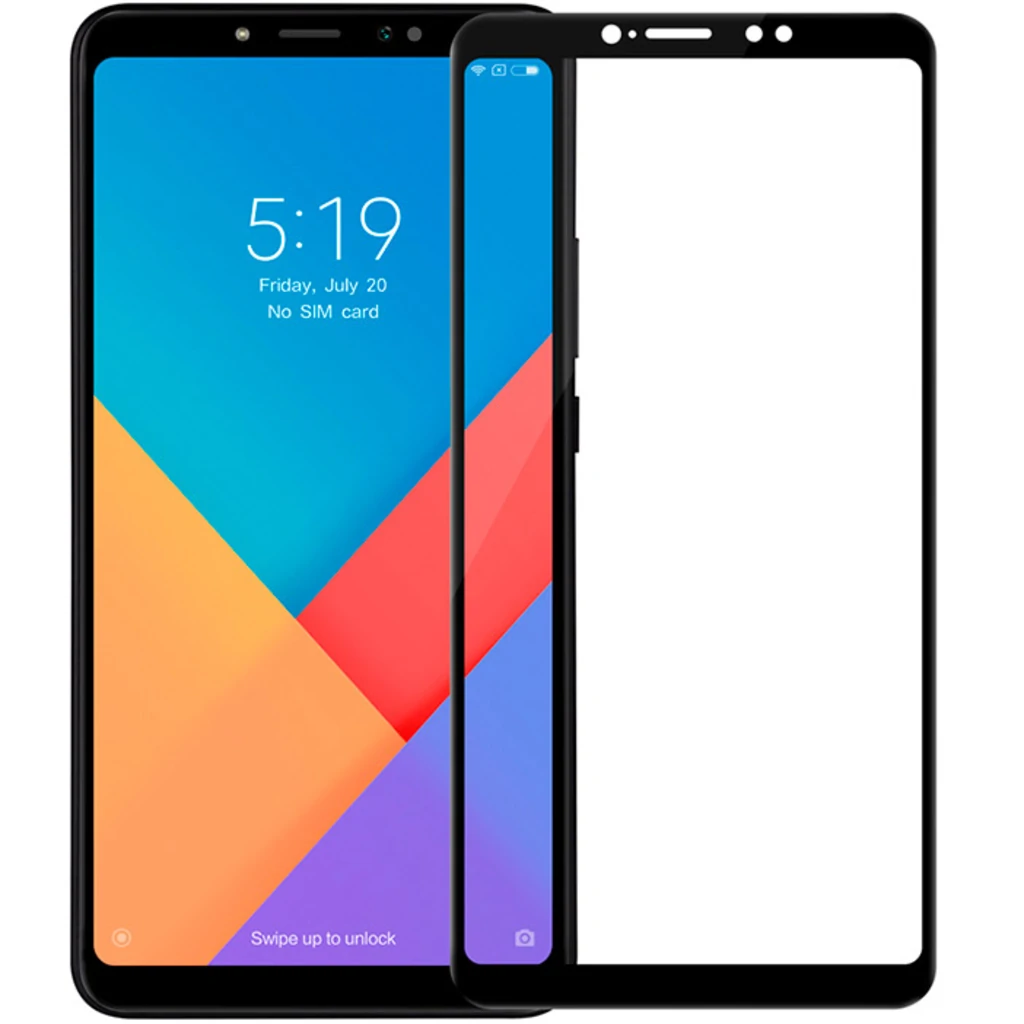 Защитное стекло Full Glue Black для Xiaomi Mi Max 3