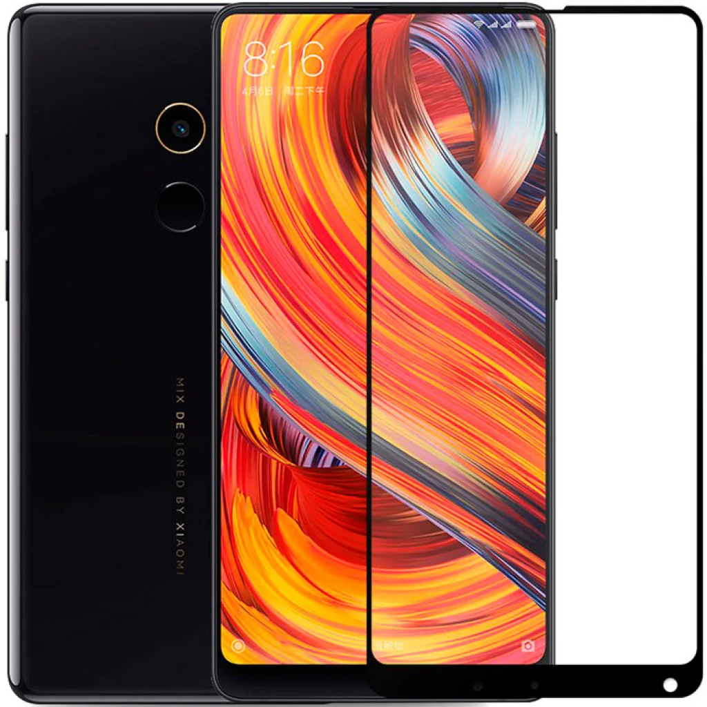Захисне скло Full Screen Black для Xiaomi Mi Mix 2