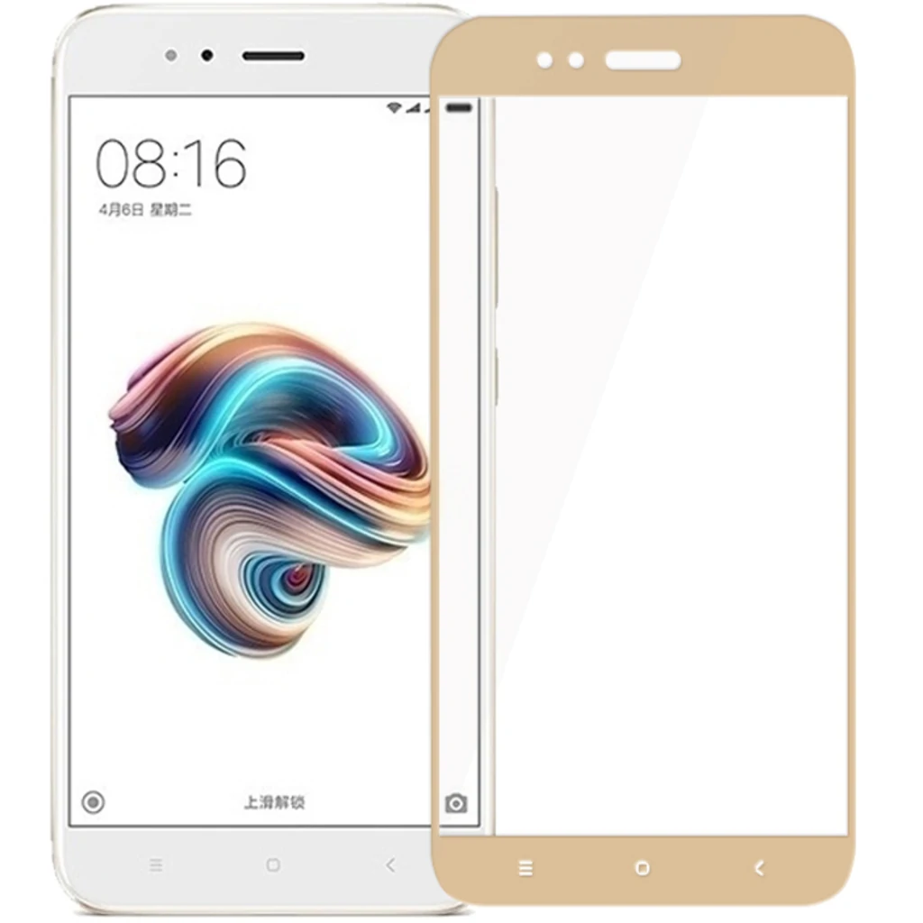 Защитное стекло Full Screen Gold для Xiaomi Mi5x, Xiaomi Mi A1