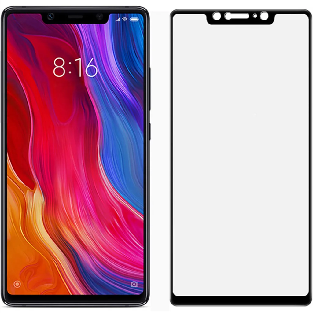 Захисне скло Full Screen Black для Xiaomi Mi8 SE