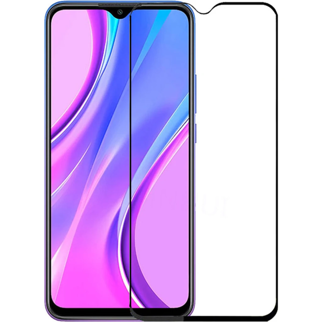 Защитное стекло Full Glue 5D Black для Xiaomi Redmi 9a, Redmi 9c, Redmi 10a, Redmi A1, Redmi A1 Plus