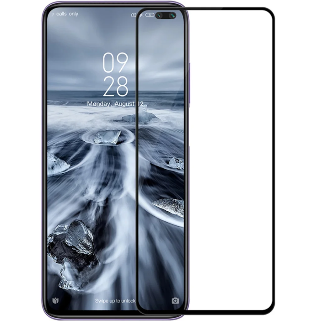 Защитное стекло Full Glue Black для Xiaomi Redmi K30