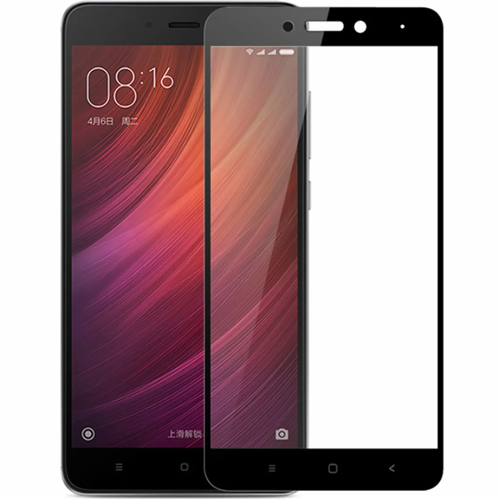 Захисне скло Full Screen Black для Xiaomi Redmi Note 4