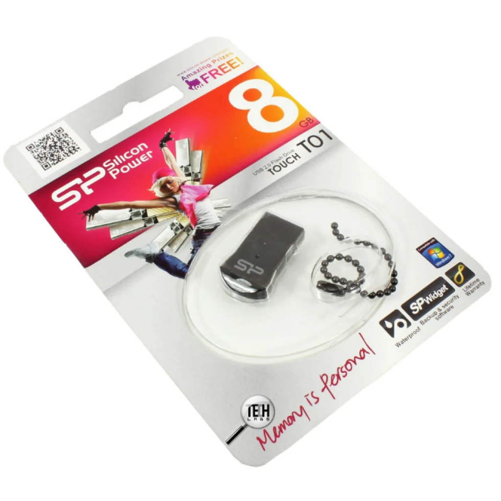 USB накопитель Silicon Power Touch T01 8GB SP008GBUF2T01V1K