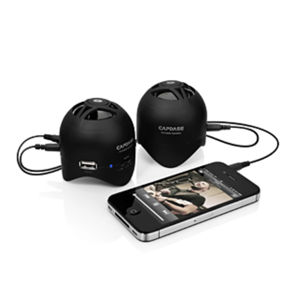 Акустична система Capdase Portable Speaker Mini Beat Stereo Black SK00-MS01