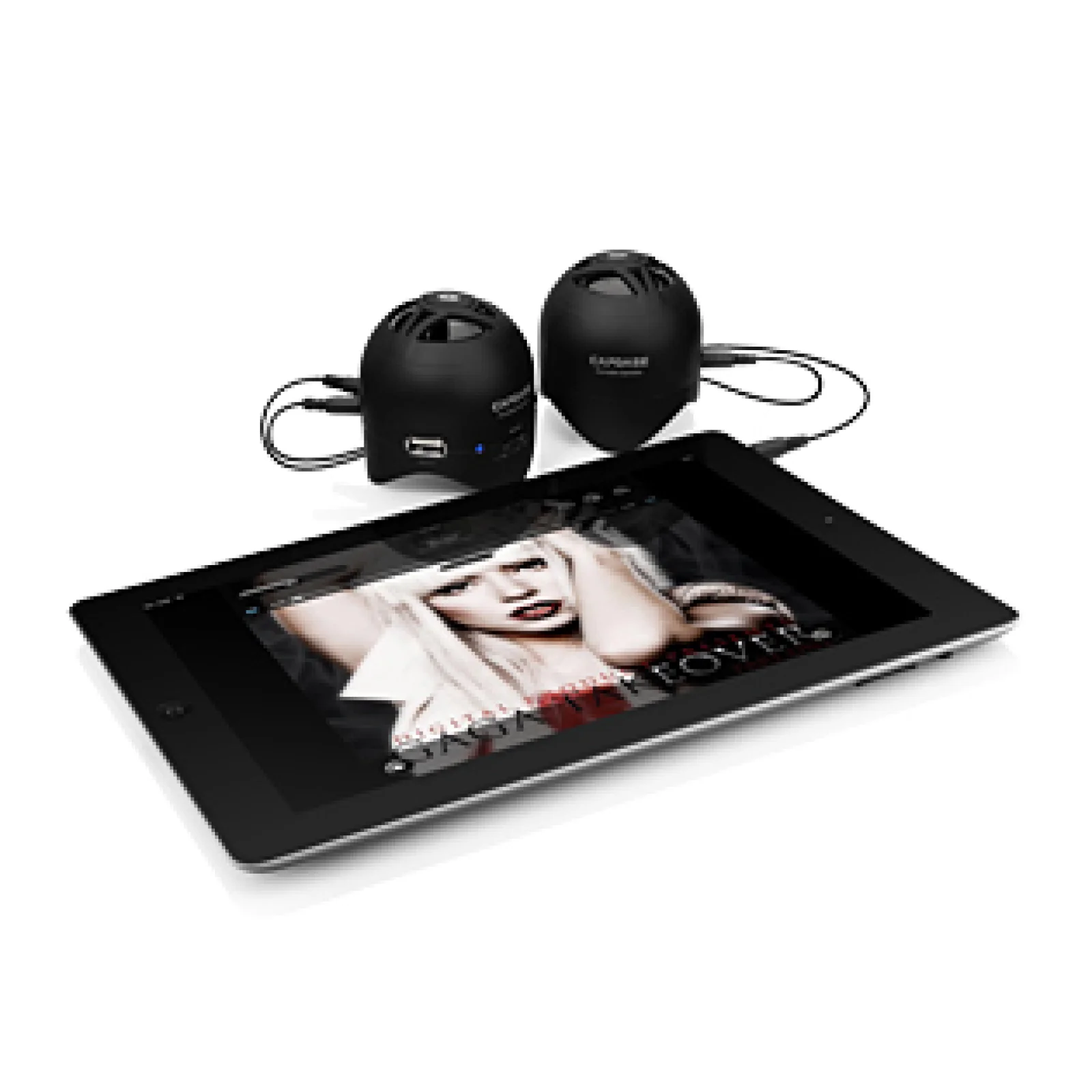 Акустическая система Capdase Portable Speaker Mini Beat Stereo Black SK00-MS01