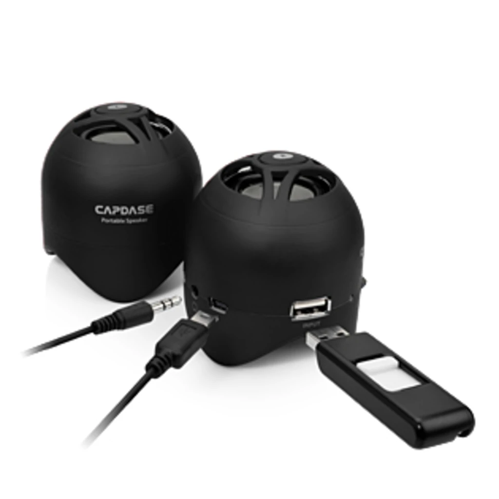 Акустична система Capdase Portable Speaker Mini Beat Stereo Black SK00-MS01