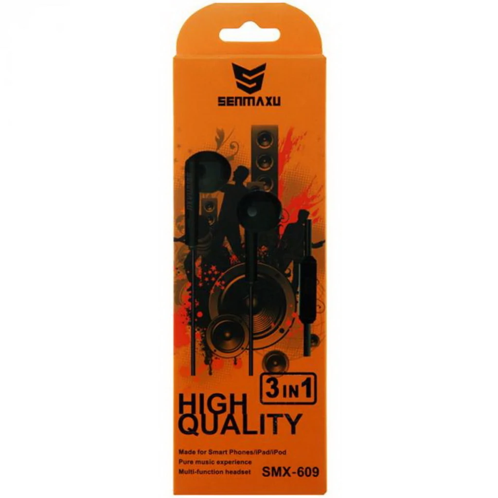 Гарнітура Senmaxu SMX-609 (Не вакуум) Black
