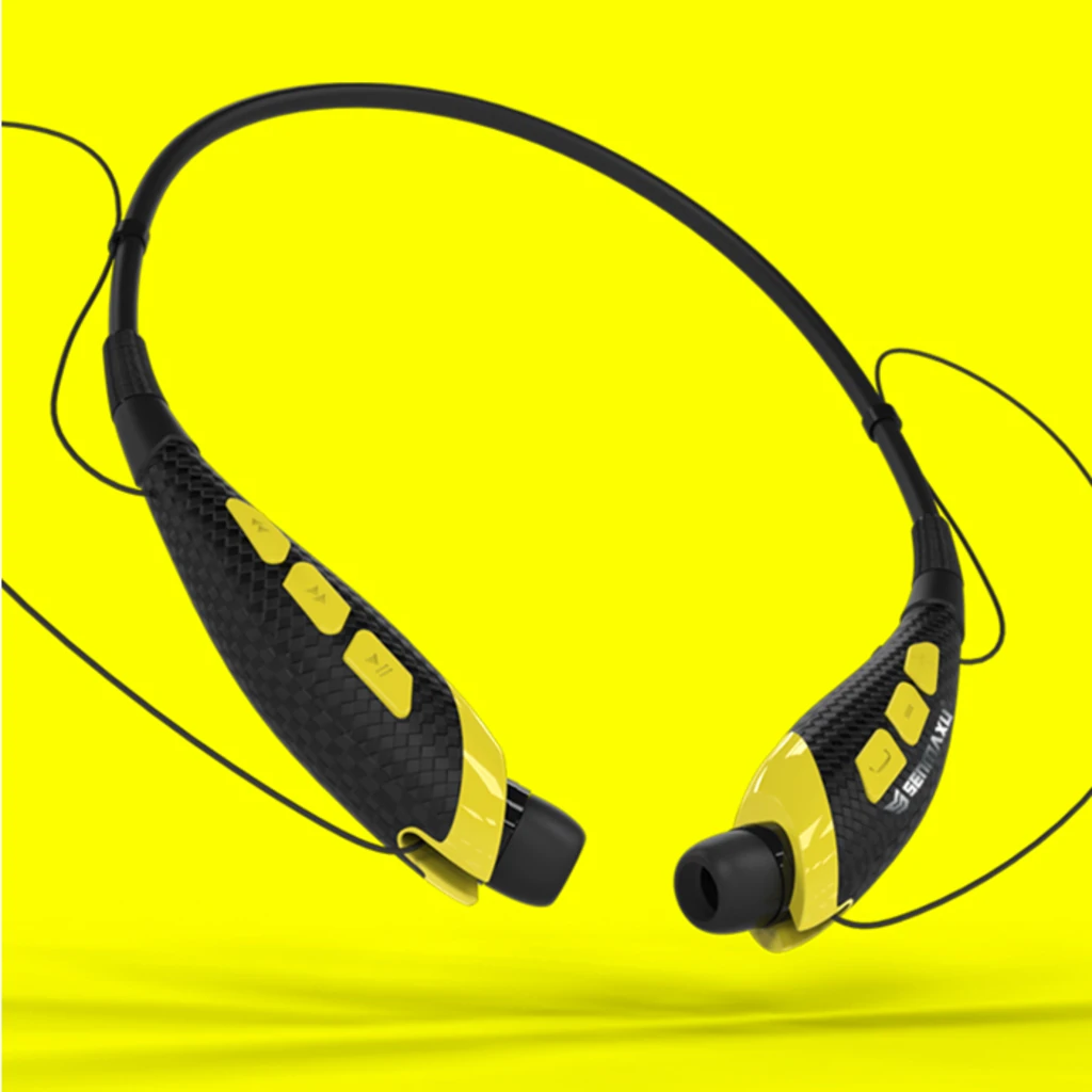 Гарнітура Bluetooth Senmaxu S9 Yellow