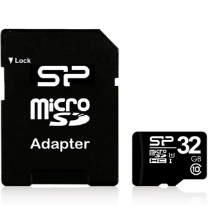 Карта памяти Silicon Power 32 GB microSDHC Class 10 + SD adapter SP032GBSTH010V10-SP