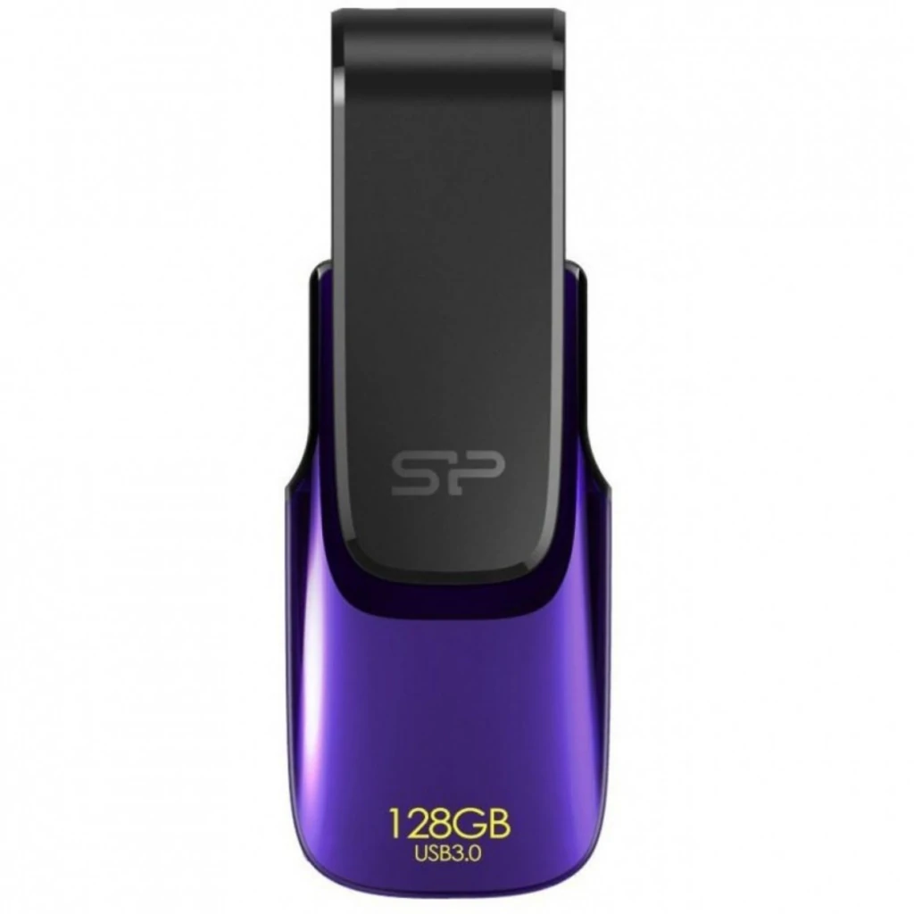 USB накопитель Silicon Power 128 GB Blaze B31 Purple (SP128GBUF3B31V1U)
